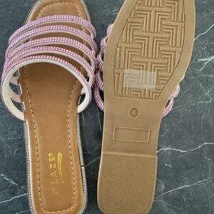 Pink Strappy Women's Sandals